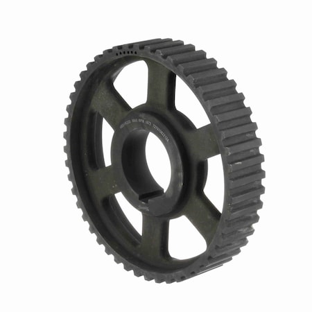Browning Steel Bushed Bore Gearbelt Pulley, 48XHR200 48XHR200